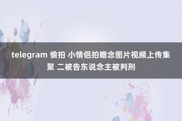 telegram 偷拍 小情侣拍瞻念图片视频上传集聚 二被告东说念主被判刑