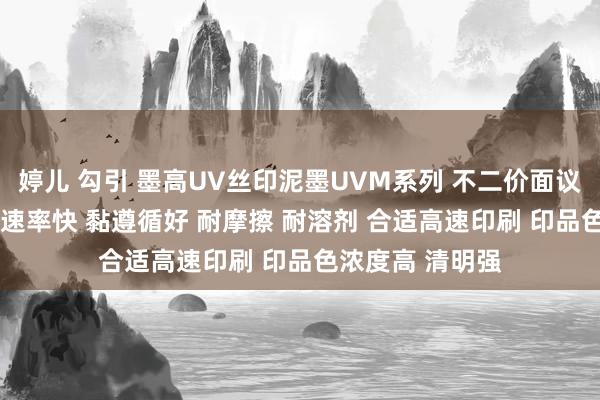 婷儿 勾引 墨高UV丝印泥墨UVM系列 不二价面议 厂家直销 干燥速率快 黏遵循好 耐摩擦 耐溶剂 合适高速印刷 印品色浓度高 清明强