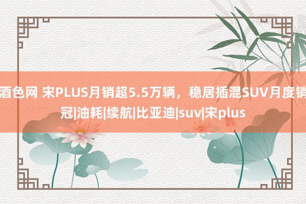 酒色网 宋PLUS月销超5.5万辆，稳居插混SUV月度销冠|油耗|续航|比亚迪|suv|宋plus